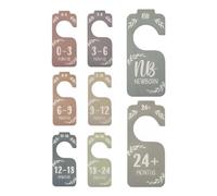 Cintres pour bébé avec séparateurs de taille, séparateurs de placard pour