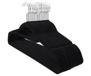 Cintres SONGMICS Crochet rotatif 360°, anti-dérapant, noir CRF20B Noir G
