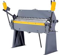 Cintreuse 1220 mm - Banc d'équarrissage pour acier doux de 2,5 mm - réglable de 0 à 135 degrés - Cintreuse de précision à 8 doigts - Plieuse de tôle & cintreuse pivotante