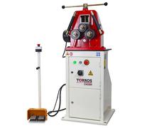 Cintreuse à 3 galets électrique avec 2 galets motorisés positionnement horizontal vertical 1,1 kW 230V Torros CM28M 230V