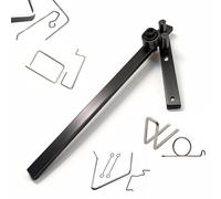 Cintreuse à main pour barre d'acier - Max. 10 mm - Acier au carbone - 180 degrés - Poignée 34 cm - Forgeage, ferronnerie