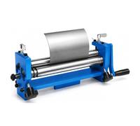 Cintreuse circulaire, cintreuse manuelle pour tôles de 300 mm | Cintreuse à trois rouleaux, appareil de cintrage, cintreuse à rouleaux réglable pour tôles et fils métalliques