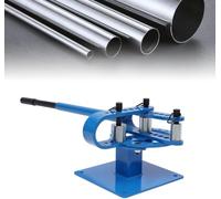 Cintreuse compacte à 7 Matrices pour métaux, cintreuse Manuelle de Tubes de 1 à 3 pour Barres Plates et tiges, plieuse détabli pour la Construction et Les réparations datelier