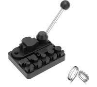 Cintreuse d'anneaux - Machine à cintrer manuelle multifonctionnelle - Pour la fabrication de bagues et boucles d'oreilles - Noir