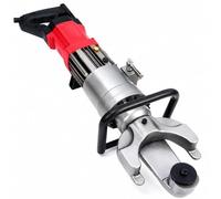 Cintreuse d'armature portable, 1100 W, cintreuse hydraulique pour barres en acier de 4 à 22 mm, angle réglable de 0 à 90 °, avec boîte de rangement pour un transport facile