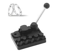 Cintreuse de bagues pince pour bijoux, cintreuse de fil et fer à friser | Machine à cintrer les bagues gabarit bijoux emballage fil conception boucles d'oreilles métal argent