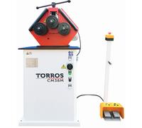Cintreuse de profilés électrique à 3 galets - 0,75 kW 230 V - Usage professionnel horizontal & vertical Torros CM38M
