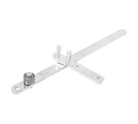 Cintreuse de Tiges Manuelle Compacte en Acier au Carbone pour Atelier | Formage, Conception Légère et Pratique, pour Cintres Métalliques et Tiges sur Établi, Argenté