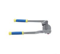 Cintreuse de tube 3 en 1 pour tuyaux de 6,35 mm, 9,5 mm, 1,27 cm - Outil de cintrage manuel robuste pour plomberie en cuivre, laiton, aluminium, CVC, bleu argenté (CT-612M)
