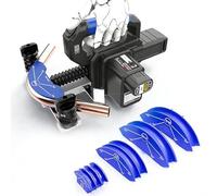 Cintreuse de tubes électrique pour tuyaux en cuivre de 1/4 à 7/8, outil de cintrage de tuyaux sans fil 7 en 1 avec 2 batteries, cintreuse de précision pour CVC, réparation de climatisation
