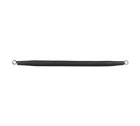 Cintreuse de tuyau à ressort de 40 cm en acier à haute teneur en carbone pour tuyau électrique en PVC de 16 à 32 mm - Kit de plomberie - Noir (25 mm)