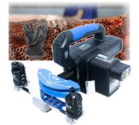 Cintreuse de tuyaux électrique pour tubes en cuivre souple, kit d'outils de pliage à 90° pour climatisation et réfrigération, multifonction avec différentes options de taille