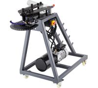 Cintreuse électrique 750W - Cintreuse de tubes avec vérin hydraulique 6L - Machine-outil de grande capacité - Pour le bricolage et les applications industrielles