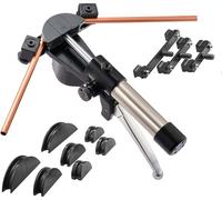 Cintreuse hydraulique SucceBuy, 6-22 mm, cintreuse pour coudes à 90°, avec 7 mâchoires en alliage d'aluminium, adaptée aux travaux dans les domaines de la climatisation, de la réfrigération et de la r