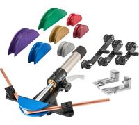 Cintreuse hydraulique VEVOR, 6-22 mm, cintreuse, avant/arrière, pour installations CVC, avec 7 mâchoires en alliage d'aluminium colorées, pour installations CVC, climatisation, réfrigération et répara