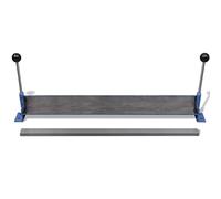 Cintreuse manuelle en tôle d'acier - Largeur de travail de 760 mm - En fonte avec couche de poudre - Montage sur établi - Pour tôle d'acier et tubes métalliques - Appareil de pliage pour atelier et