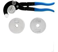 Cintreuse manuelle multi-tailles pour tuyaux en métal souple de 4,8 mm, 6,35 mm, 8 mm, 10 mm (poignée bleue)