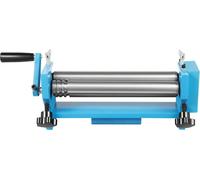 Cintreuse portable - Cintreuse manuelle à 3 rouleaux - Longueur de cintrage 180 cm - Acier 45# - Réglable, résistante à l'usure - Pour l'aluminium - Bleue