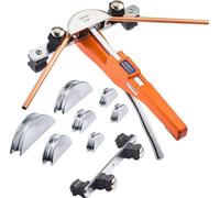 Cintreuse SucceBuy, 6-22 mm, cintreuse manuelle jusqu'à 90°, avant, outil de cintrage à 7 mâchoires en alliage d'aluminium, outil CVC pour l'entretien des systèmes de refroidissement en cuivre et en a