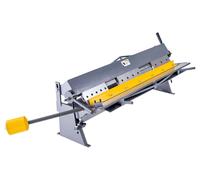 Cintreuse SucceBuy, plieuse de 1220 mm, épaisseur de pliage de 1,5 mm pour l'acier doux, angle réglable de 0 à 135 degrés, cintreuse à 16 doigts, cintreuse pivotante pour des travaux de pliage précis