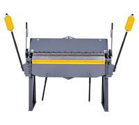 Cintreuse SucceBuy, plieuse de 1220 mm, épaisseur de pliage de 2,5 mm pour l'acier doux, angle réglable de 0 à 135 degrés, cintreuse pivotante à 8 doigts, cintreuse de tôle pour un travail précis