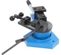 Cintreuse universelle pour tubes métalliques - Cintreuse/machine à cintrer les tubes - Usage intensif - Manuelle - Montage sur table - 3 broches et 3 formes - Angle de cintrage 0-360° - Bleu vif
