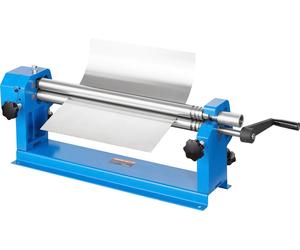 Cintreuse VEVOR 890x230x305 mm, Cintreuse 610 mm de largeur de forme, Cintreuse pour tôles, avec 2 rouleaux amovibles pour tôle acier-cuivre à faible teneur en carbone Tôle d'alliage d'aluminium