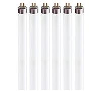 Circle Lot de 6 ampoules fluorescentes F13T5/WW T5 Blanc chaud 3000 K 53,3 cm linéaire 13 W T5