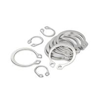 Circlip externe de type C en acier inoxydable 304 M3-M219 | Clip de retenue de roulement, anneau élastique for arbre(M35-5pcs)