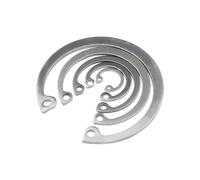 Circlip interne de type C M6-M200 316/304SS | Anneau élastique de retenue de l'agrafe 65Mn(304 Stianless Steel,M52-1pcs)