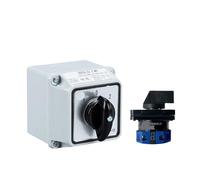 Circuit de commande changement commutateur à came rotatif, étanche IP65, YMW26-20/1M, 690V, 20a, 1 pôle avec boîtier protection, LW26 LW28 LW39B(MOA with box)