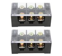 Circuit de terre des borniers, kit de bornier à vis de terre à câblage facile 600 V 60 A pour l'éclairage de batterie de robot de configuration de train (3 bits (603))