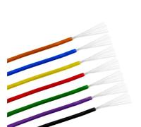 Circuits Solide Câble électronique de ligne de bricolage de 5 mètres 10 mètres, fil de cuivre plaqué étamé isolé 32AWG 30AWG 28 AWG UL1571 Connecteur Métier à tisser (Color : White, Size : 10meter 3