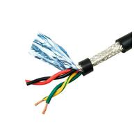 Circuits Solide Fil Blindé À Paire Torsadée 2 4 6 8 10 12 14 Noyau en Cuivre Pur À 16 Conducteurs 26 24 22 20 18 AWG Câble De Commande Gainé De PVC Fil De Signal Connecteur Métier à Tisser (Size : 4