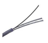 Circuits Solide Fil électrique de suspension, câble électrique transparent de 2 x 0,75 mm, cordon d'alimentation avec corde en acier de support de 1,0 mm for lampes d'éclairage Connecteur Métier à tis
