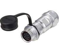 circulaire femelle, droit Ø 12 7 pôles 125 V/AC 5 A IP67 Push-Pull Weipu SF1211/S7 II