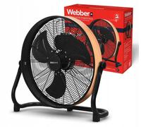 CIRCULATEUR D'AIR AU SOL, GRAND VENTILATEUR, 40 cm, WEBBER, SILENCIEUX