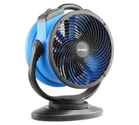 Circulateur d'air industriel, ventilateur de sol, 1600 CFM, couleur bleu