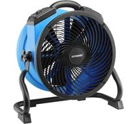 Circulateur d'air – Ventilateur de sol bleu et appareil de circulation d'air avec 4 vitesses et angle de rotation réglable