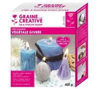 Cire À Bougie Effet Givré 400 G