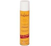 Cire aérosol LA TRIOMPHANTE Cire d’abeille 400 ml Meubles Parquets Carrelage Blanc et orange/jaune