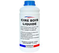 Cire Bois Liquide - Codeve Bois - 1L - Intérieur - Pour L'entretien De Votre Bois Exotique En Teck, Ipé, Iroko, Sipo Ou Padouk.