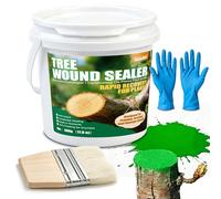 Cire d'arbre - 500 g - Fermeture de plaie pour arbres, finition, réparation des dommages, bonsaï, arbres fruitiers, arbustes, scelle les plaies d'arbres, réduit la perte de jus pour une protection