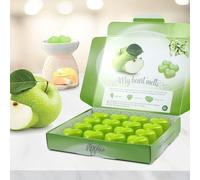 Cire de pomme fondante - 40,6 x 0,176 once en forme de cœur, cire parfumée à la pomme fondante dans un élégant coffret cadeau - Spotless Leopard - Cadeau parfumé parfait