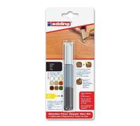 Cire de Restauration pour Plancher en Bois - Edding - Kit 8902 - Noir + 2 Nuances