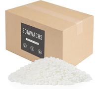 Cire de soja pour bougies, 10 kg, qualité supérieure, naturelle, 100% biologique, sans additifs