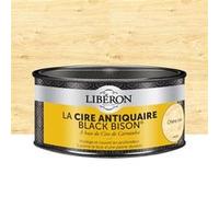 Cire en pâte meuble et objets Antiquaire black bison® LIBERON, chêne clair 0.5 l Chêne clair G