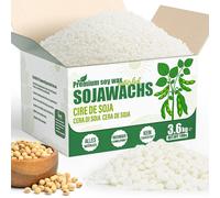 Cires de soja pour bougies, naturelles, 3,6 kg, qualité supérieure