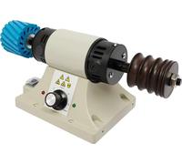 Cireuse à cuir, vitesse réglable, 6 bandes abrasives incluses, BLANC