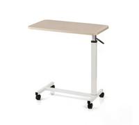 Cirraorive Table de Chevet Réglable Table d'Appoint Plateau Rectangulaire Chariot Mobile Support de Lit Déplacement sans Effort Grande Capacité 25kg Adapté aux Repas Télétravail au Lit Chambre